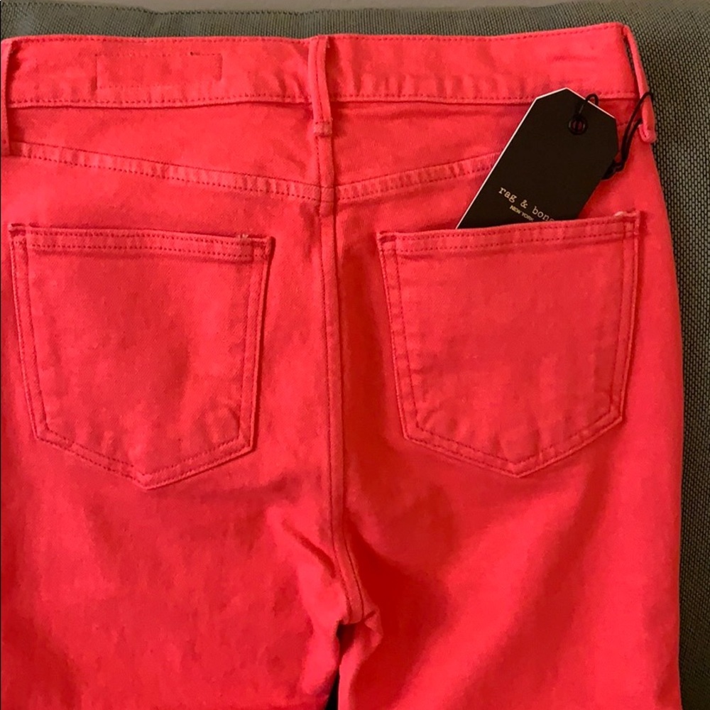New rag&bone jeans,bill pink,ankle cigarette - Picture 5 of 9
